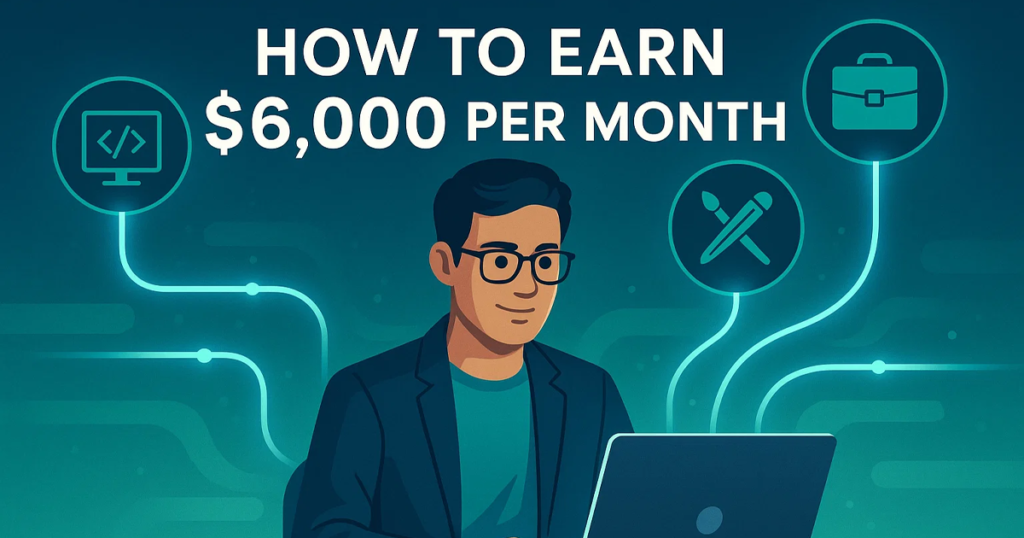 How to Earn $6,000 per Month: 20 High-Income Ideas That Work