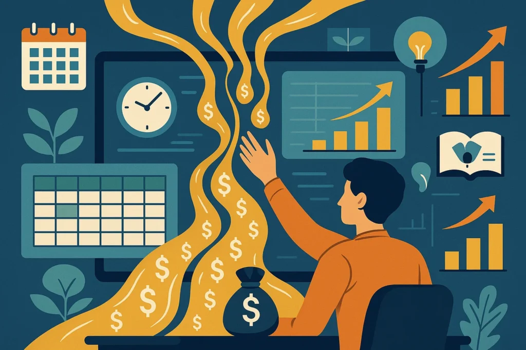 management tools, financial planning spreadsheets, and skill development resources.